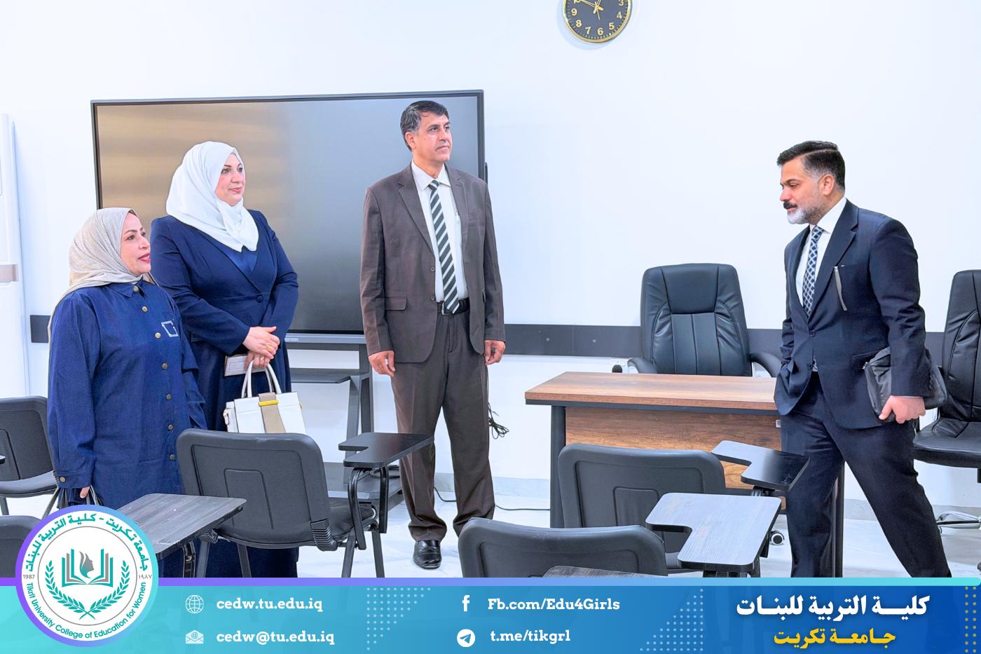 تدريسي من كلية التربية للبنات يشارك عضواً في لجنة وزارية لتأييد استحداث دراسة الماجستير بجامعة الموصل